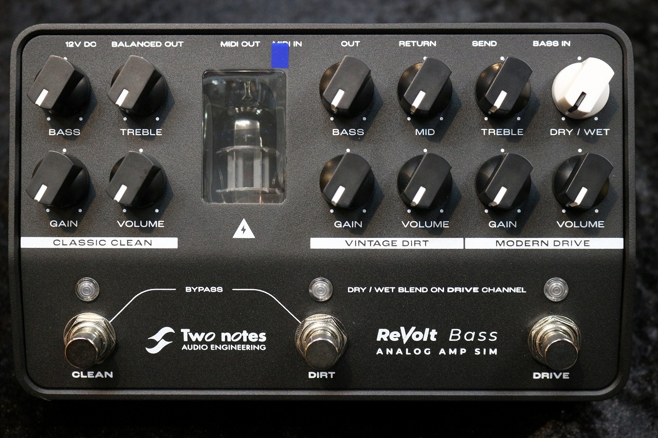 Two Notes ReVolt Bass【真空管搭載アンプシミュレーター&DI】【送料