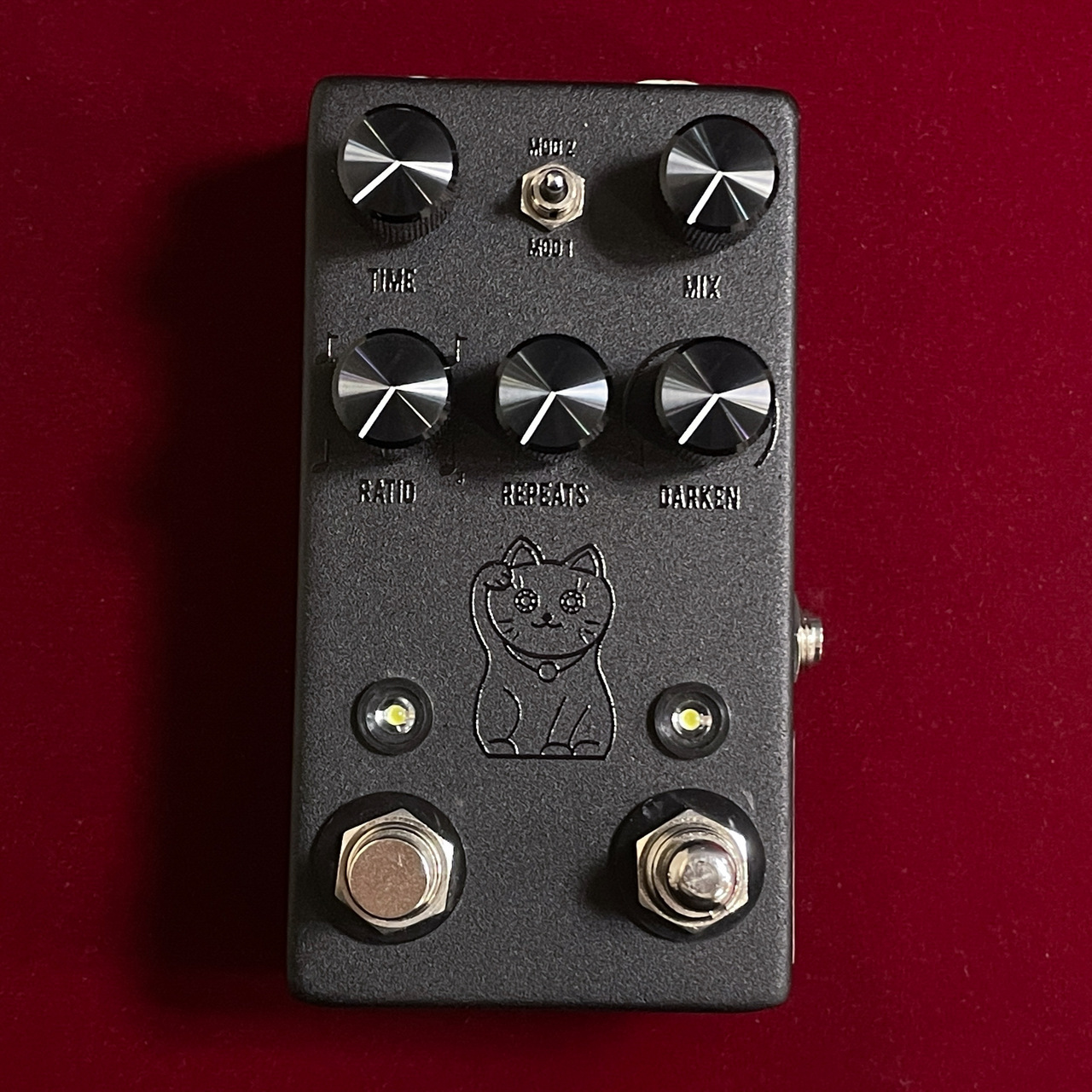 JHS Pedals Lucky Cat Delay Black 【中古】【限定カラー】【高音質2