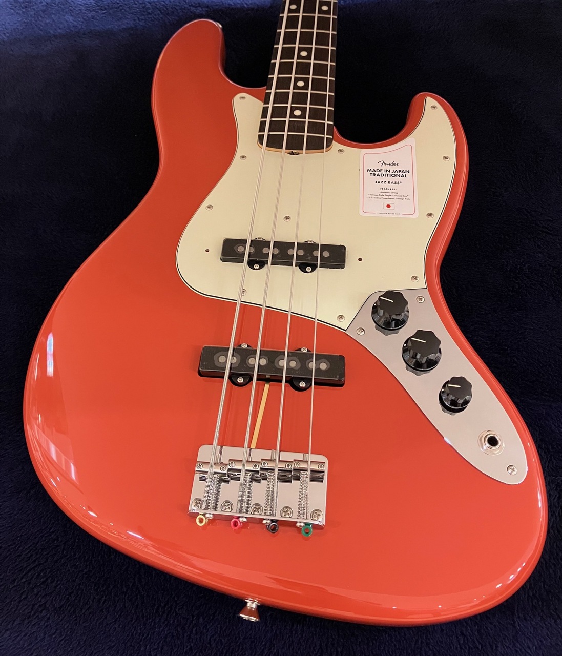 ベース Fender Japan 70's Jazz bass fiesta red Fender Made in Japan Traditional 60s Jazz Bass / Fiesta Red（新品
