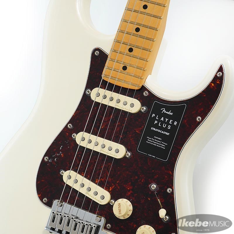 Fender Player Plus Stratocaster (Olympic Pearl/Maple)（新品