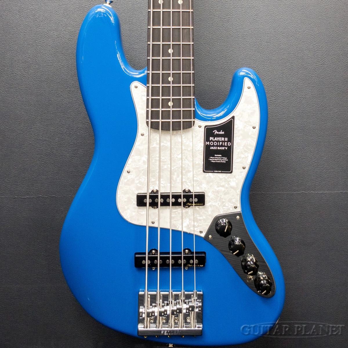 Fender Player II Modified Active Jazz Bass V -Electric Blue