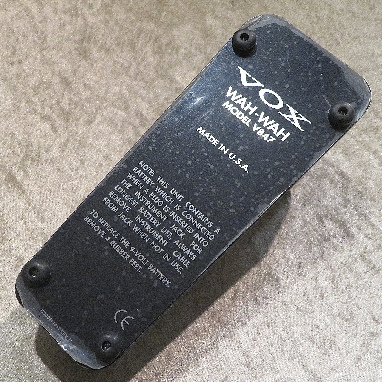 VOX V847 ワウペダル MADE IN USA 長期保管品 美品 VOX V847 Wah Pedal｜ミュージックランドKEY