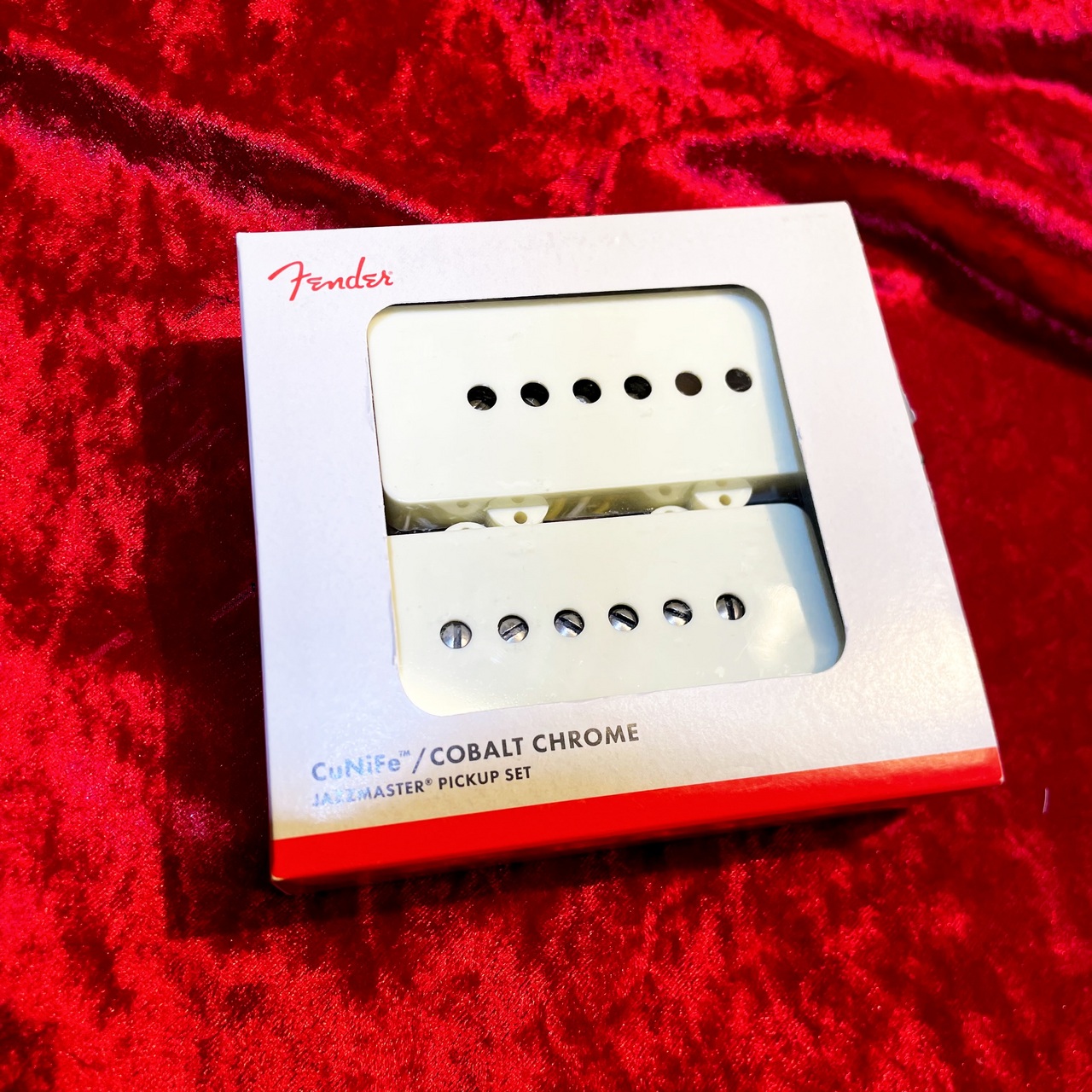 Fender Cunife Cobalt Chrome Jazzmaster® Pickup Set （新品/送料無料