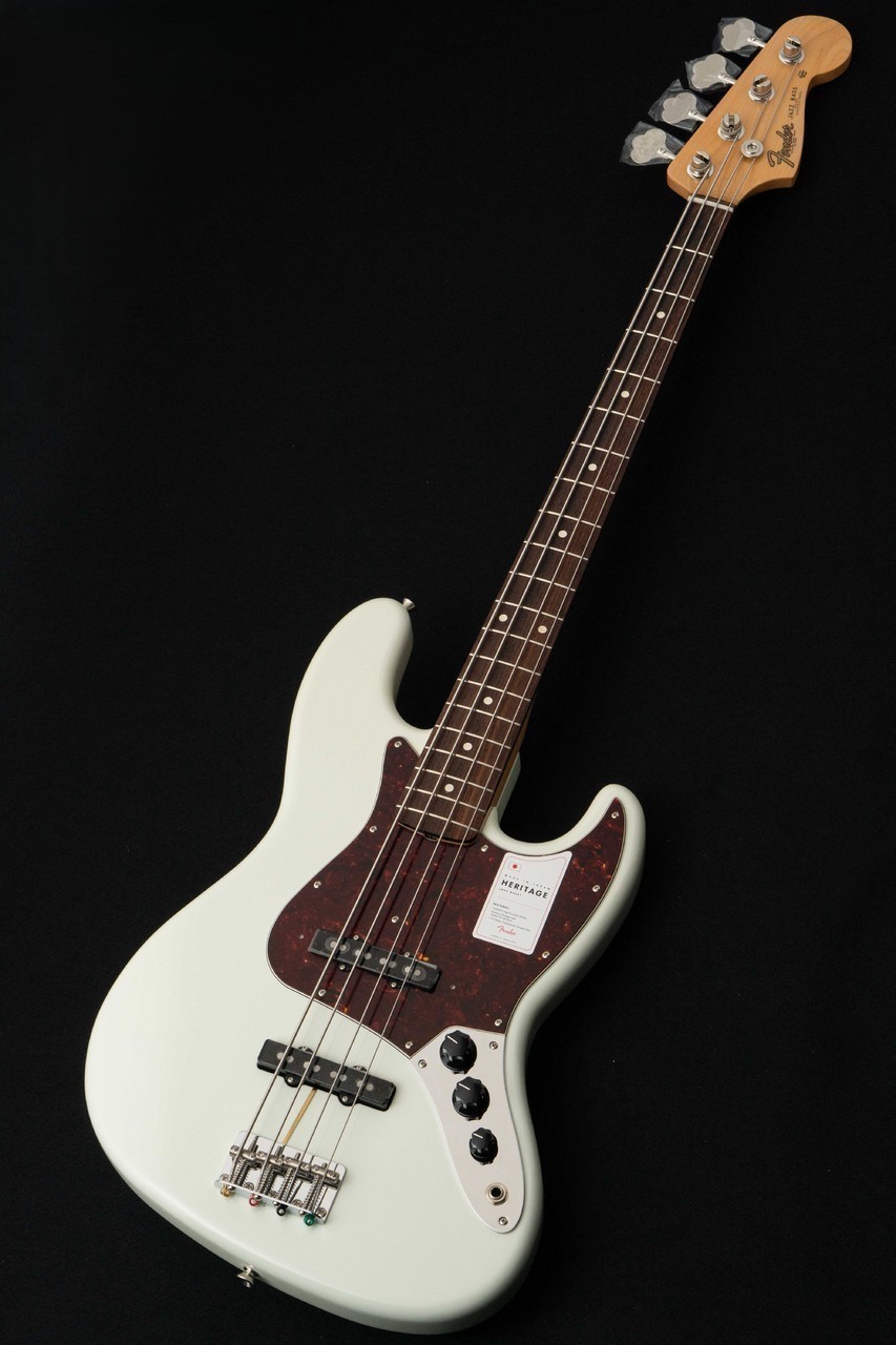 Fender MIJ Heritage 60s Jazz Bass Olympic White【JD25000755