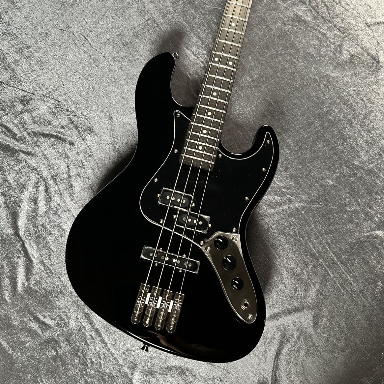 Laid Back エレキベースセット ブラック LaidBack LEG-HL Gun Metallic Black エレキギター ヘッドレス