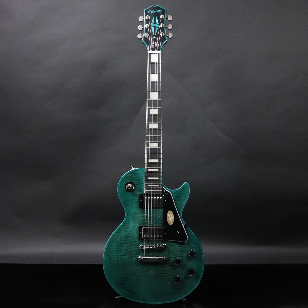 Epiphone Inspired by Gibson Les Paul Custom Widow Peacock 【梅田店