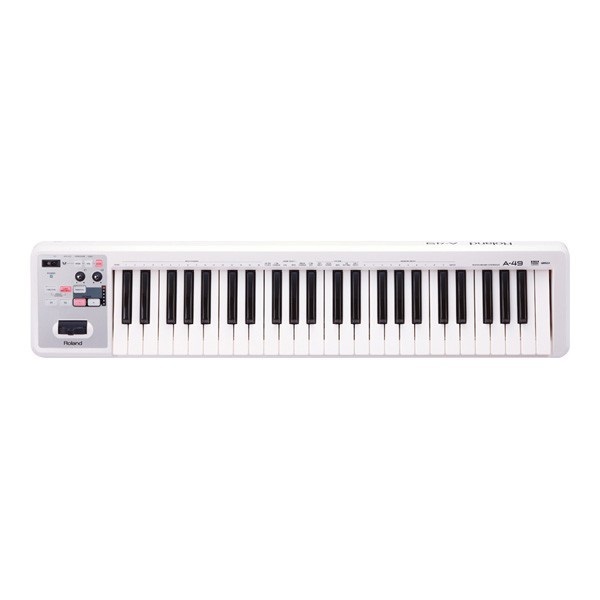 Roland A-49 (ホワイト) MIDIキーボード・コントローラー 49鍵盤 