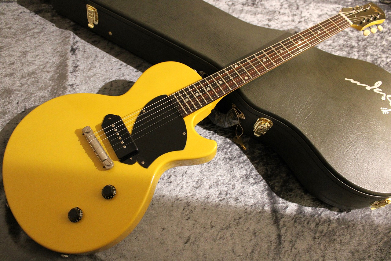 Bizen Works 【ハカランダ指板】Burned Junior TV Yellow #230421