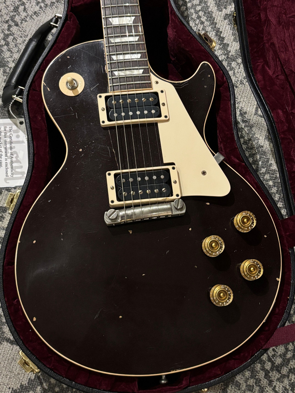 Gibson Custom Shop Jeff Beck 1954 Les Paul Oxblood Aged & Signed