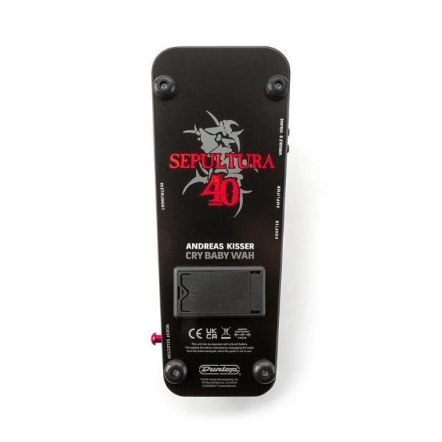 Jim Dunlop AK95MMXXIV SEPULTURA 40TH ANNIVERSARY CRY BABY WAH