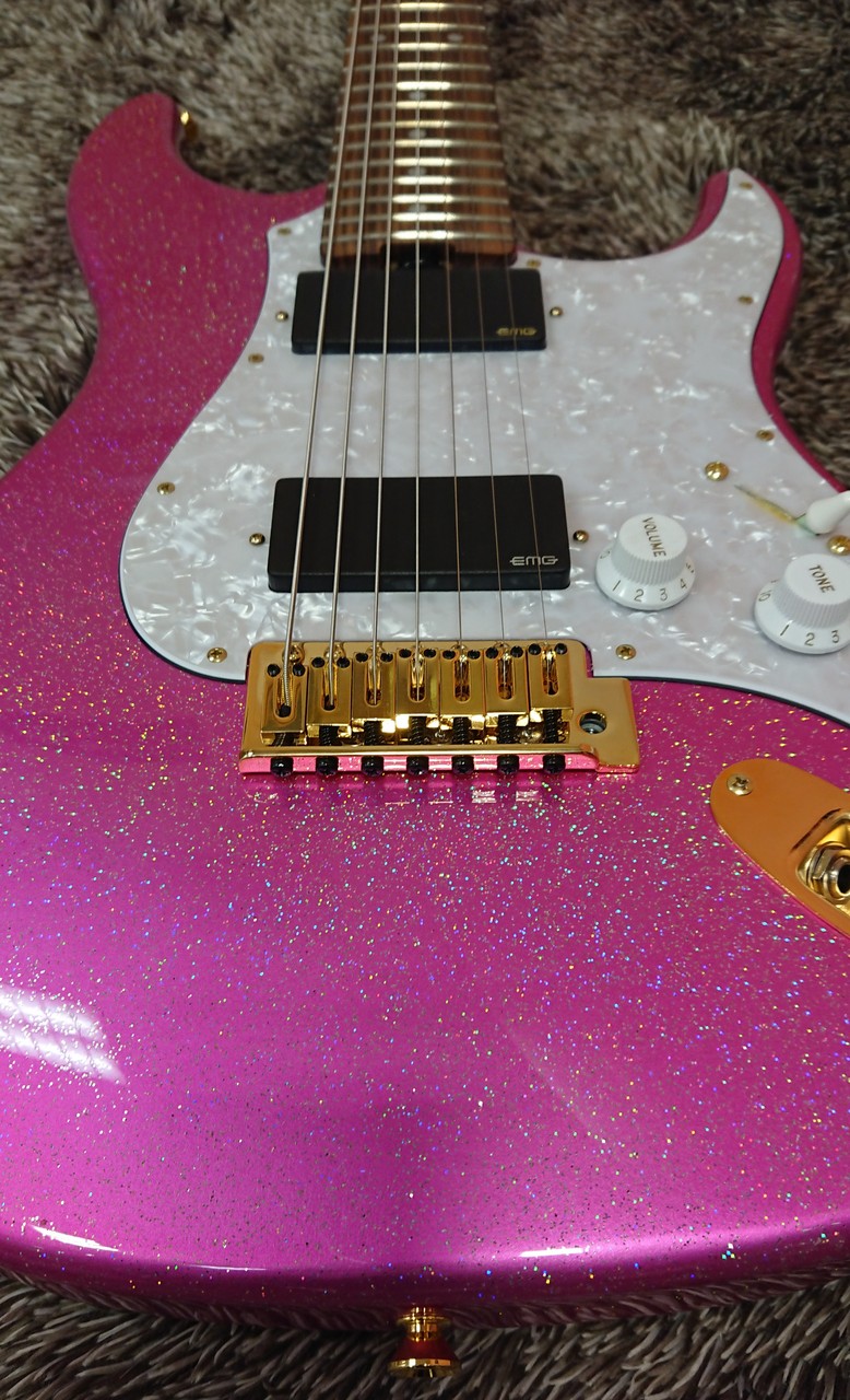 EDWARDS E-SN7-210 TO / Twinkle Pink 【7弦ギター】（新品/送料無料