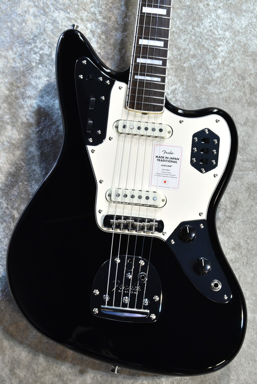 Fender Made in Japan Traditional Late '60s Jaguar -Black