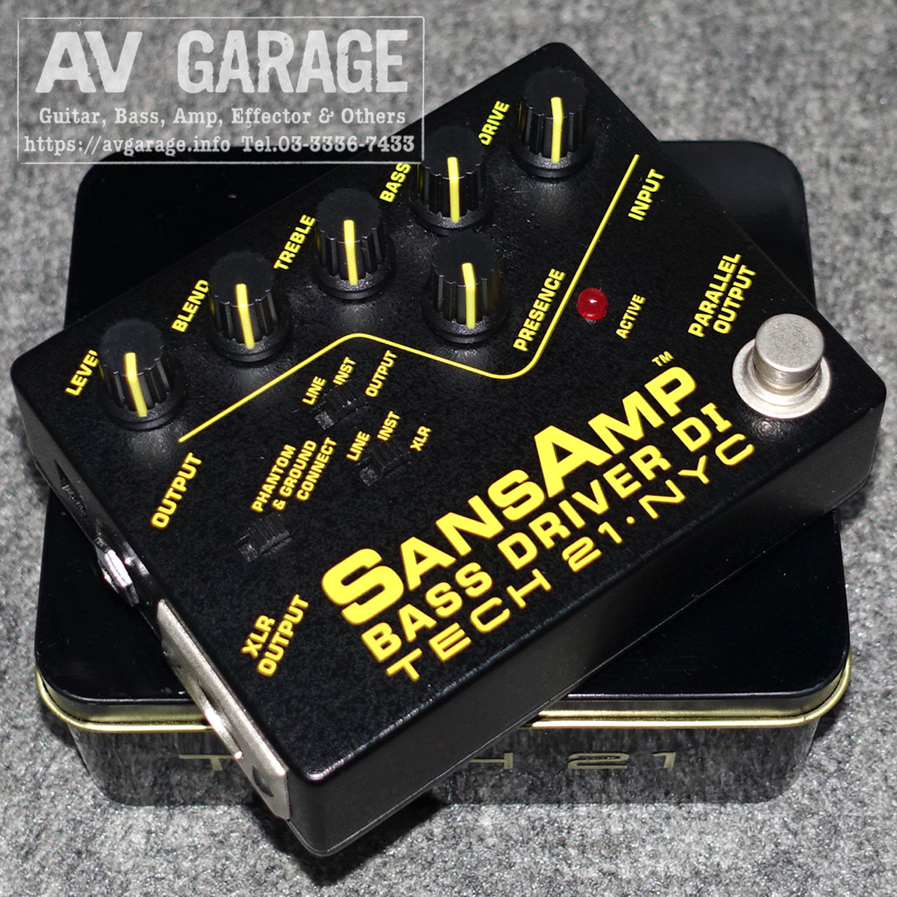 TECH21 Sans Amp Bass Driver D.I.（中古）【楽器検索デジマート】