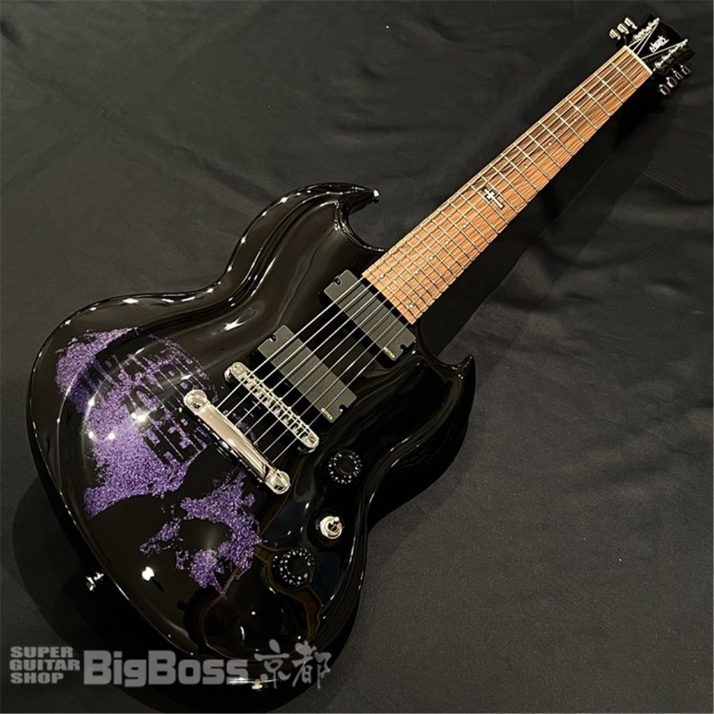 EDWARDS E-KV-7 / Black w/Purple Sparkle Skull（新品/送料無料