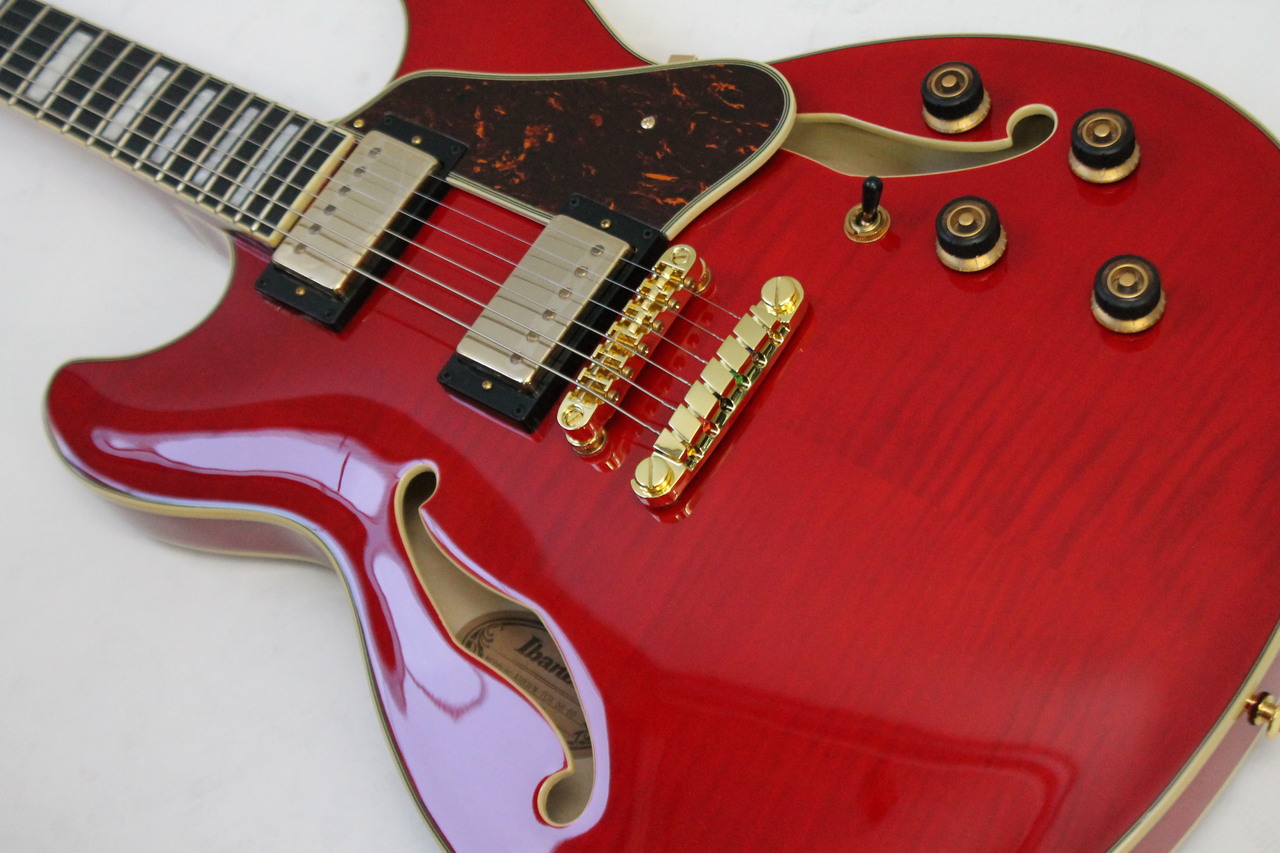 Ibanez アーチトップギター 赤 Ibanez SAシリーズ SA360NQMより、NEWカラーモデル登場