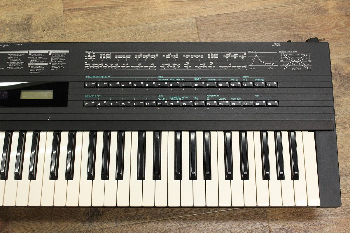 YAMAHA DX7s シンセサイザー 楽器ケース 説明書 保証書 付属 YAMAHA DX7s シンセサイザー 楽器ケース 説明書 保証書 付属