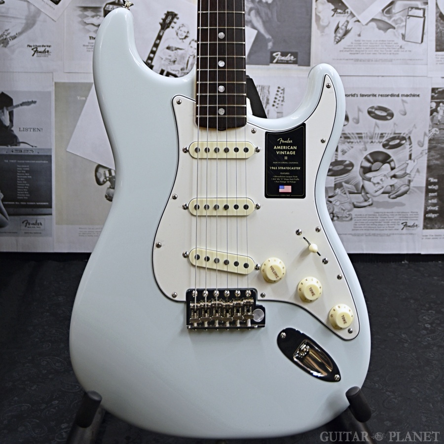 Fender American Vintage II 1965 Stratocaster -Sonic Blue