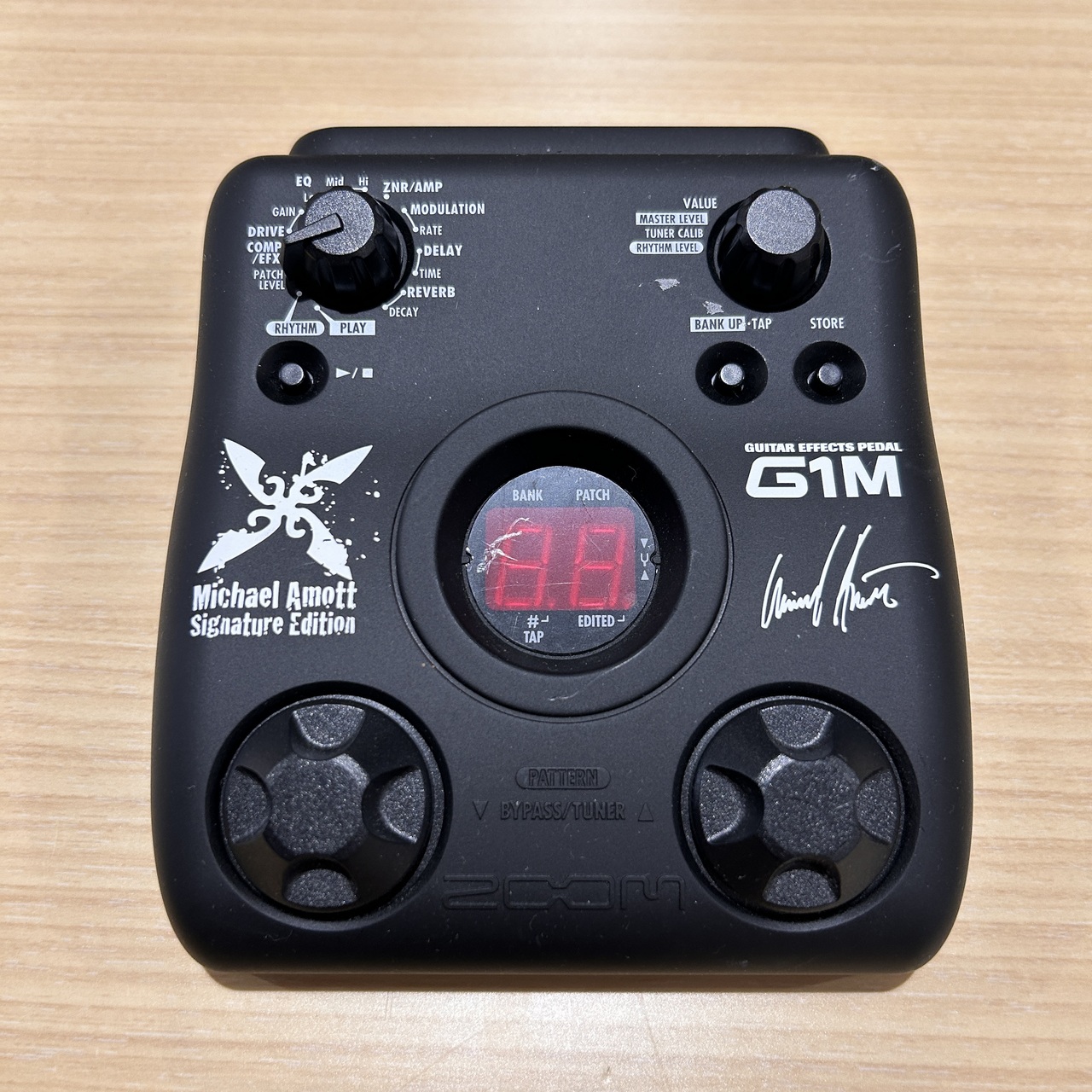 【希少】【美品】ZOOM マルチエフェクター G1M マイケル・アモット ZOOM G1M Michael Amott（中古）【楽器検索デジマート】