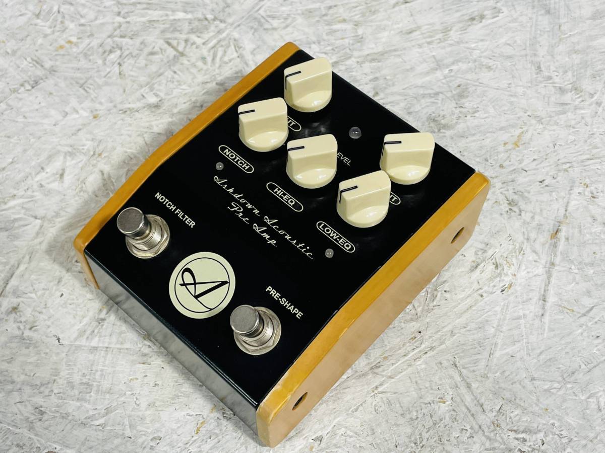 ギター Ashdown AA Preamp Pedal Ashdown(アッシュダウン)からアコースティック用プリアンプが発売