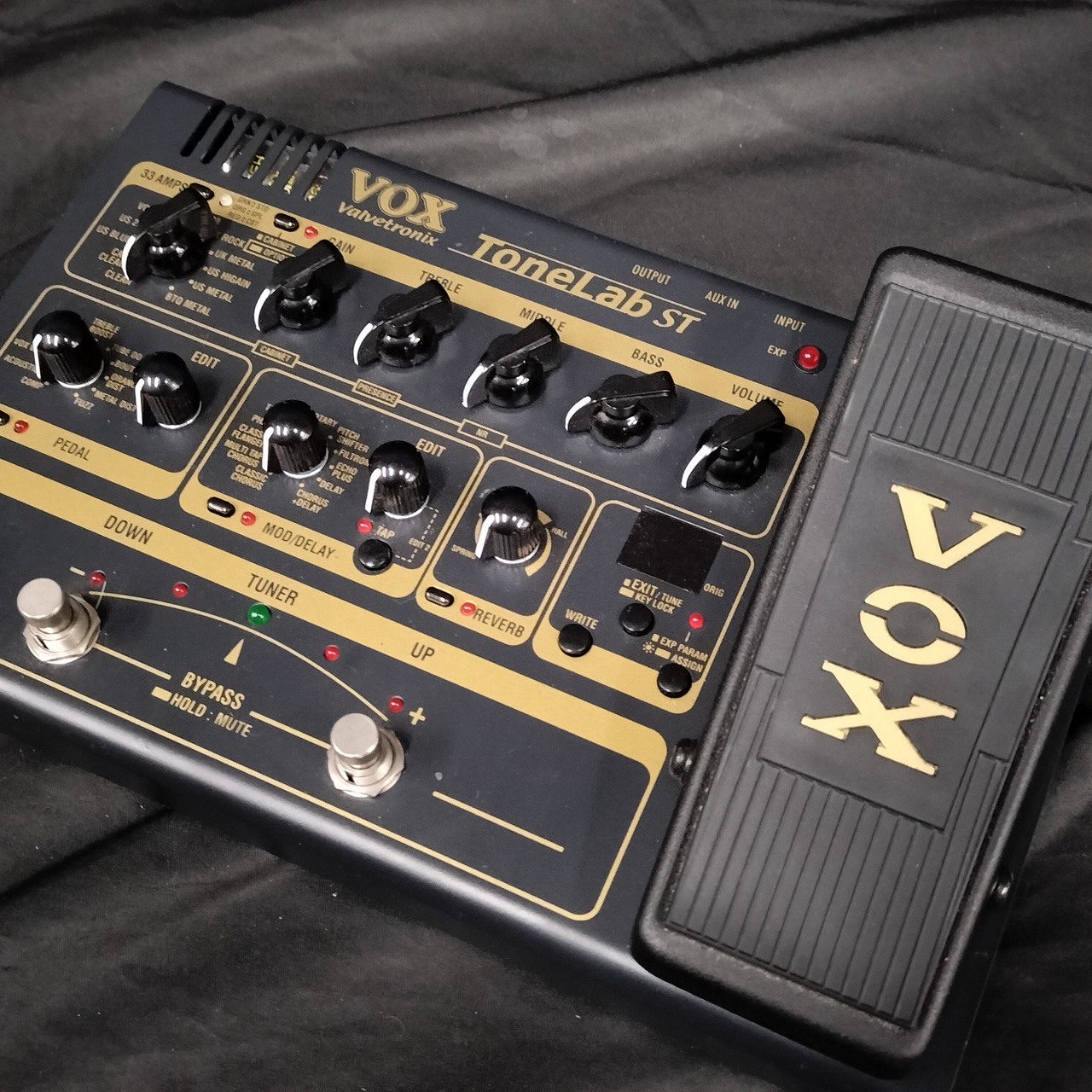 VOX ヴォックス 　エフェクター Tone Lab ST　中古品 Amazon.com: [DISCONTINUED] Vox ToneLab ST Guitar Multi-Effects