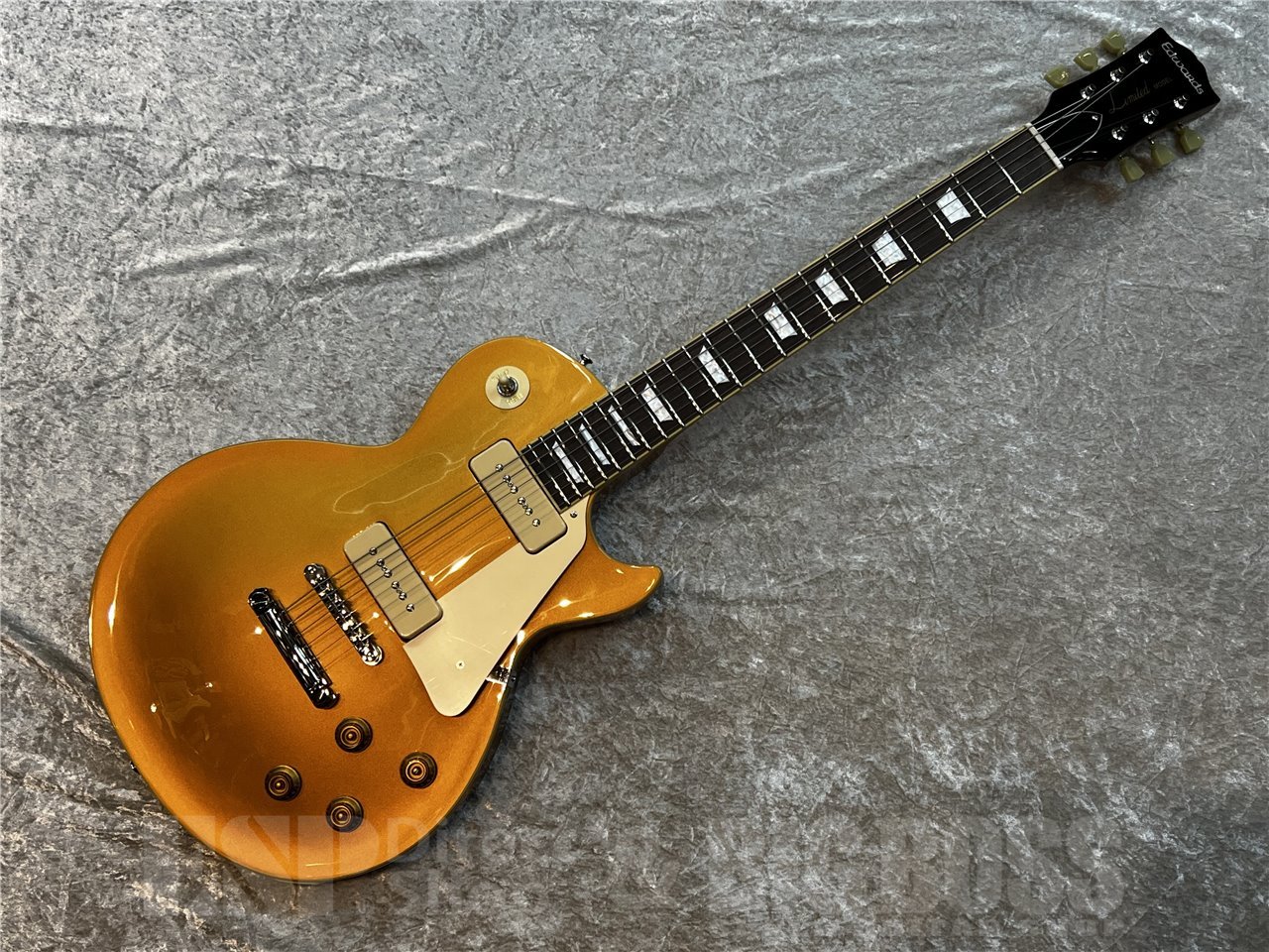 r*u様 新品　ネック破損　EDWARDS E-LP-STD/P Gold To 新品 ネック破損 EDWARDS E-LP-STD/P Gold Top