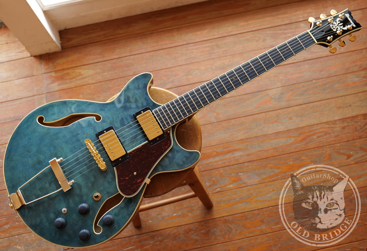 ibanez AMH90QM Trans Blue 限定モデル　値下げしました ibanez AMH90QM Trans Blue 限定モデル 値下げしました - メルカリ