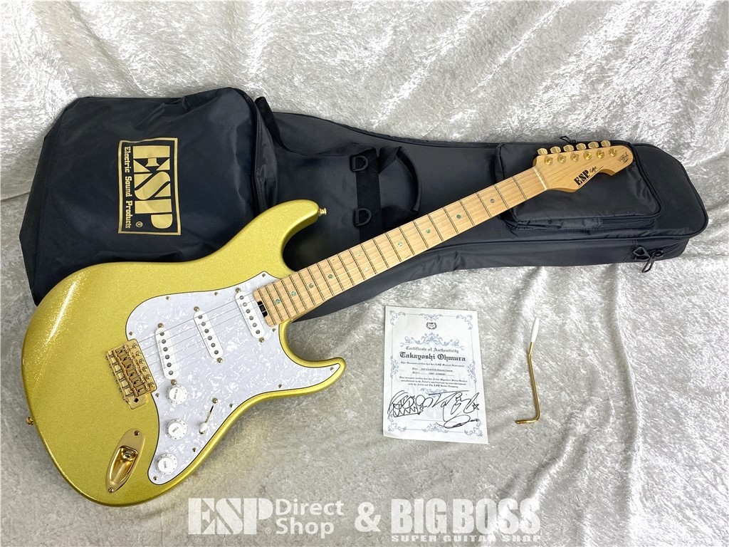 ESP SNAPPER Ohmura Custom (Eclipse Gold)直筆サイン入り個体‼（中古