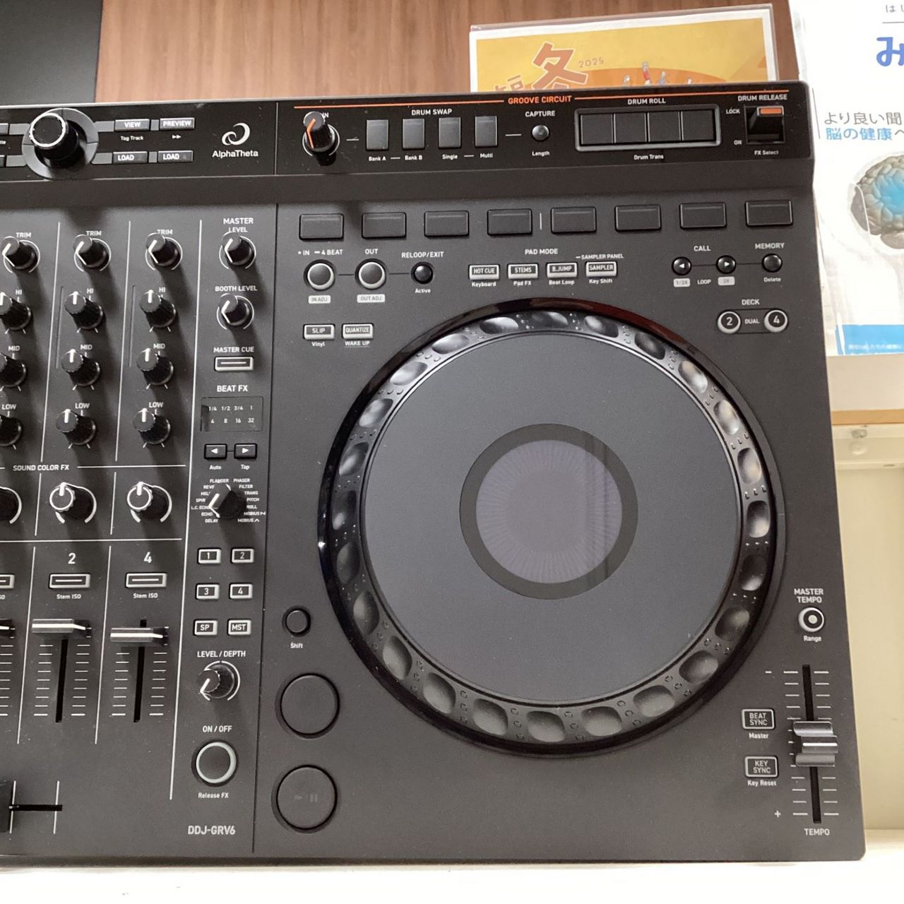AlphaTheta 【純正デッキセーバー付属】DDJ-GRV6（中古/送料無料