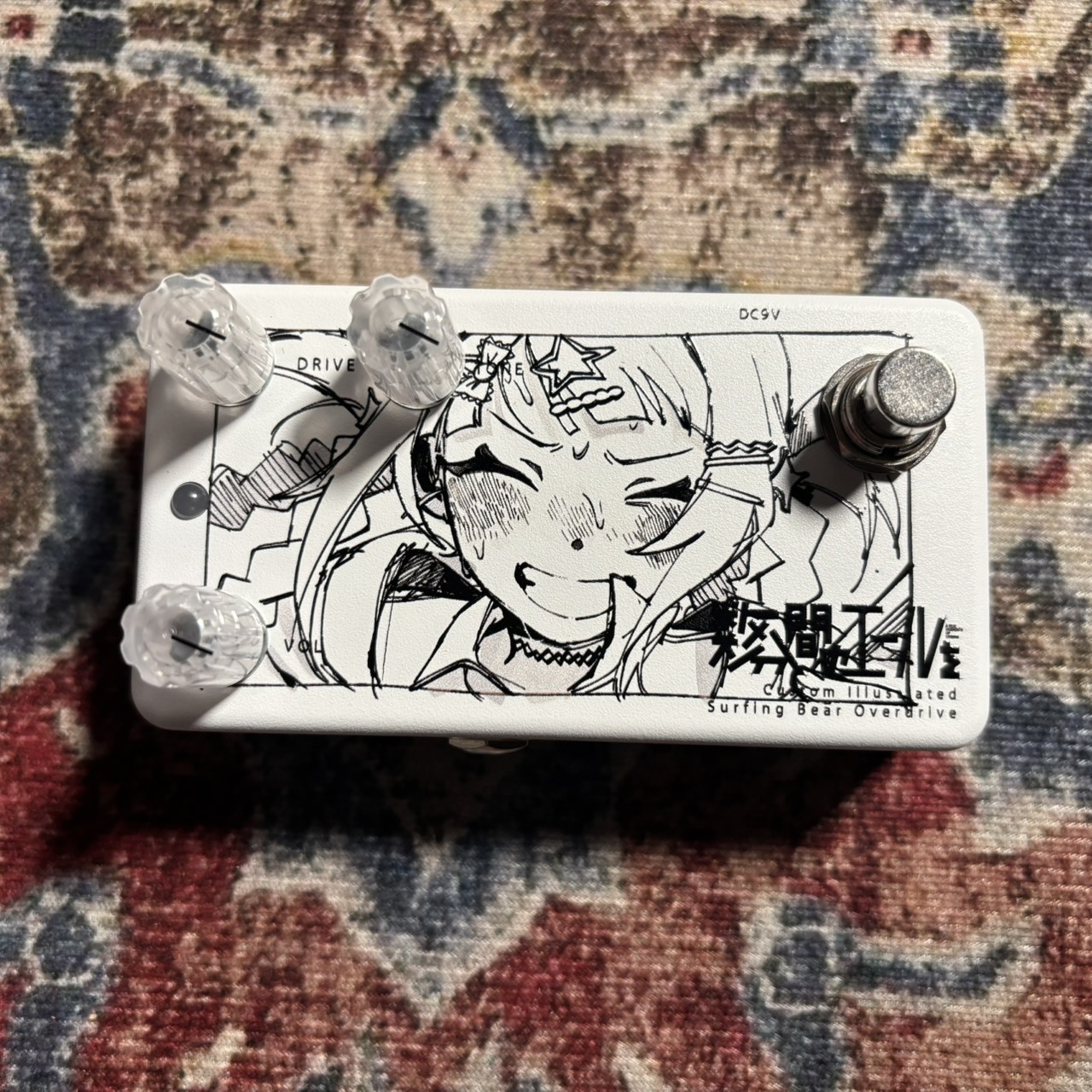 Custom Illustrated SurfingBearOverdriveSurfing Bear Overdrive