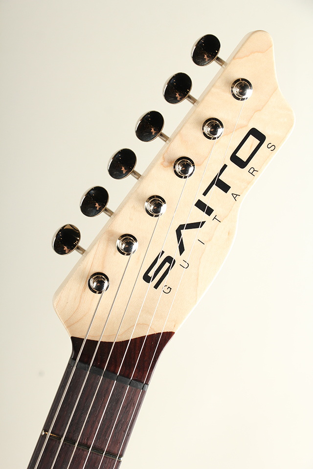 SAITO GUITARS S-622CS Heritage Olympic White/Mint Pickguard