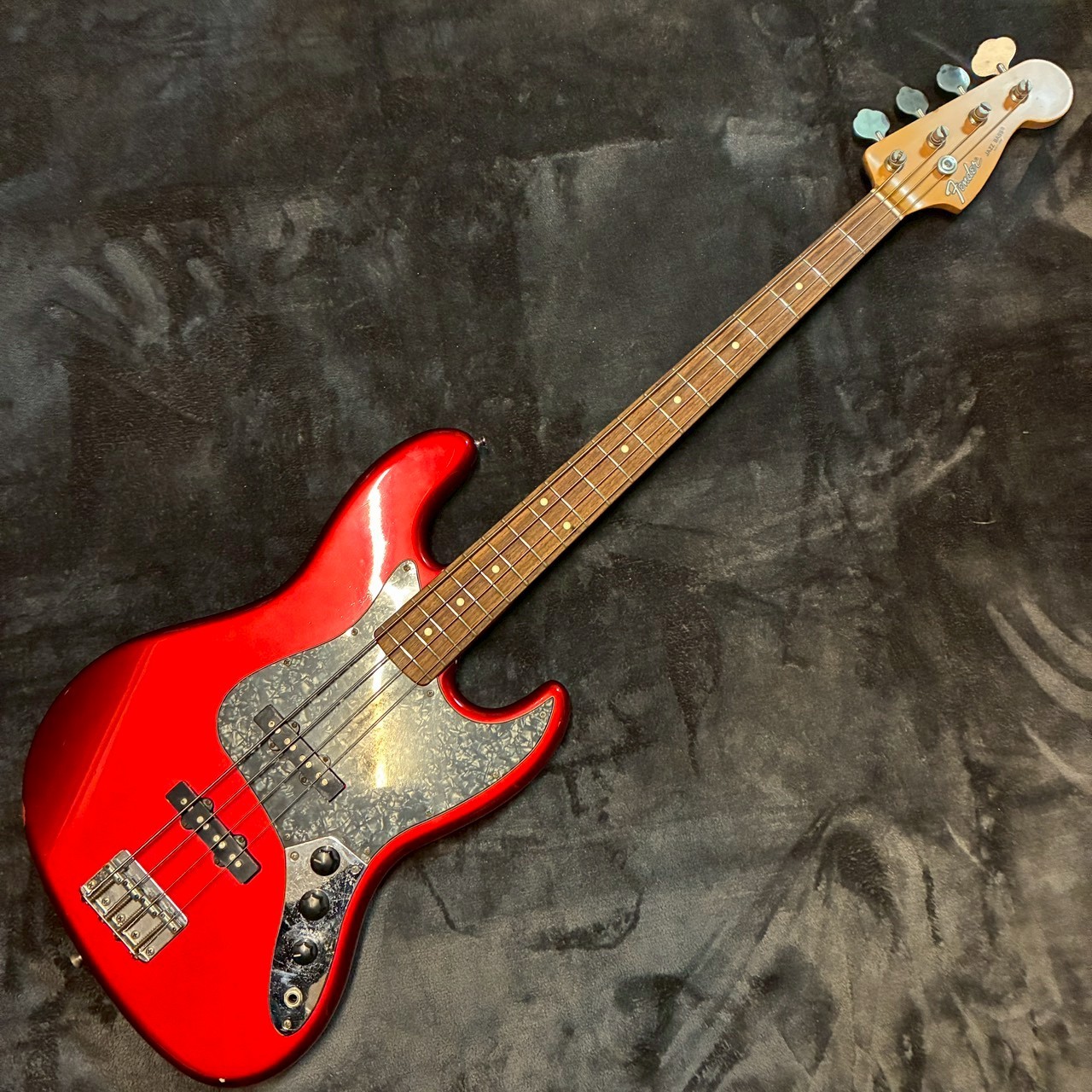 古め?エレキベース 弦無し「Fender JAPAN PRECISION BASS PJ-455」 動作未確認 SIRIAL[E] ジャンク キズ凹み多 部品取り ジャズベース?