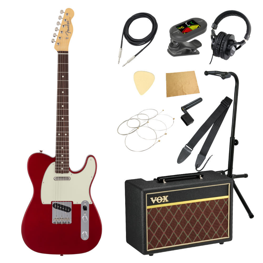 Fender Telecaster テレキャスターアンプ付きフェンダー　赤白ギタ mt0143929_m.jpg