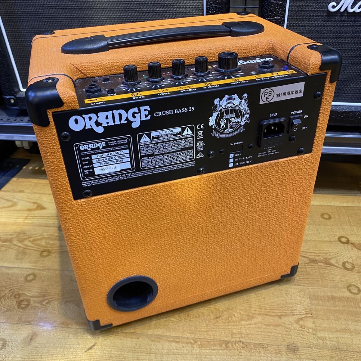 ほぼ未使用】orange ベースアンプ CRASH 25 Bass-