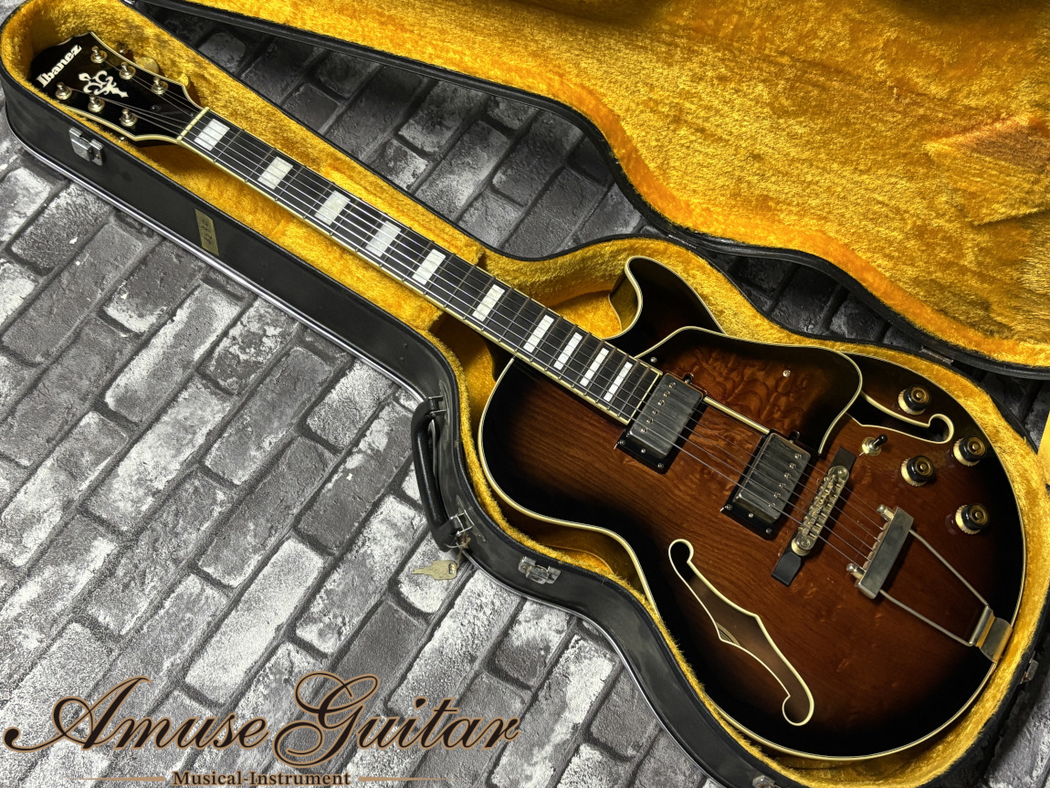 Ibanez AG95QA # DBS(Dark Brown Sunburst) 2018年製【Artcore