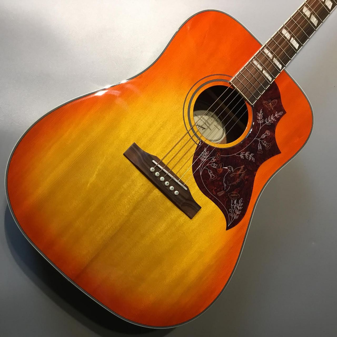 Epiphone Hummingbird Studio Faded Cherry Burst アコースティックギター エレアコ トップ単板  未展示新品（新品/送料無料）【楽器検索デジマート】