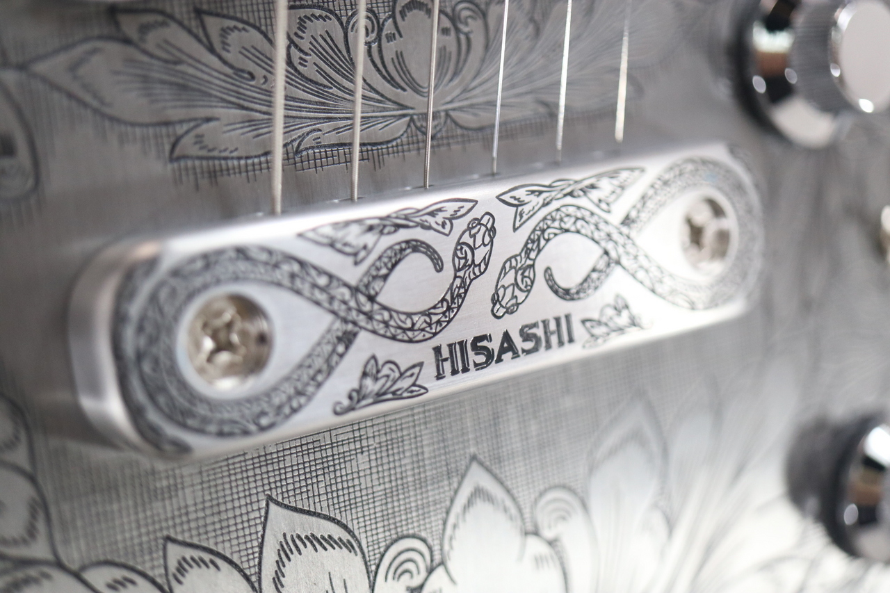 Zemaitis THE PORTRAIT Metal Front HISASHI Signature Model Black