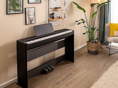 YAMAHA P-145B [専用スタンド+ペダルユニット ＆ 高低自在椅子セット