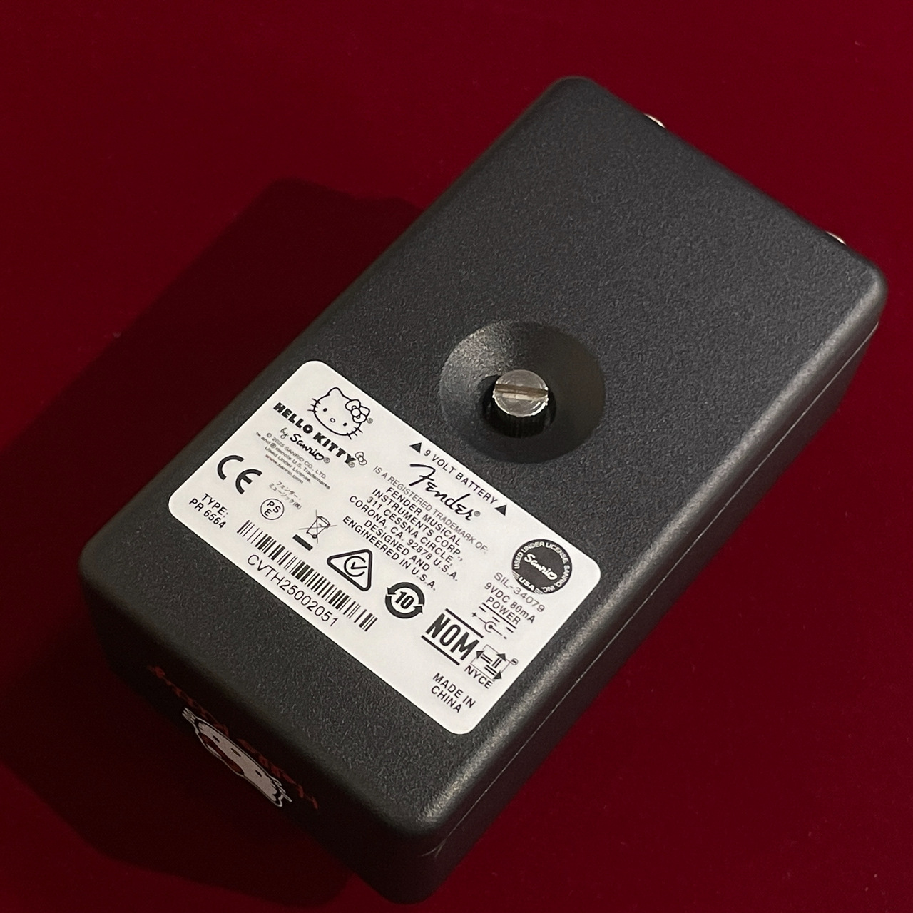Fender Hello Kitty Fuzz Pedal Black 【数量限定モデル】（新品/送料