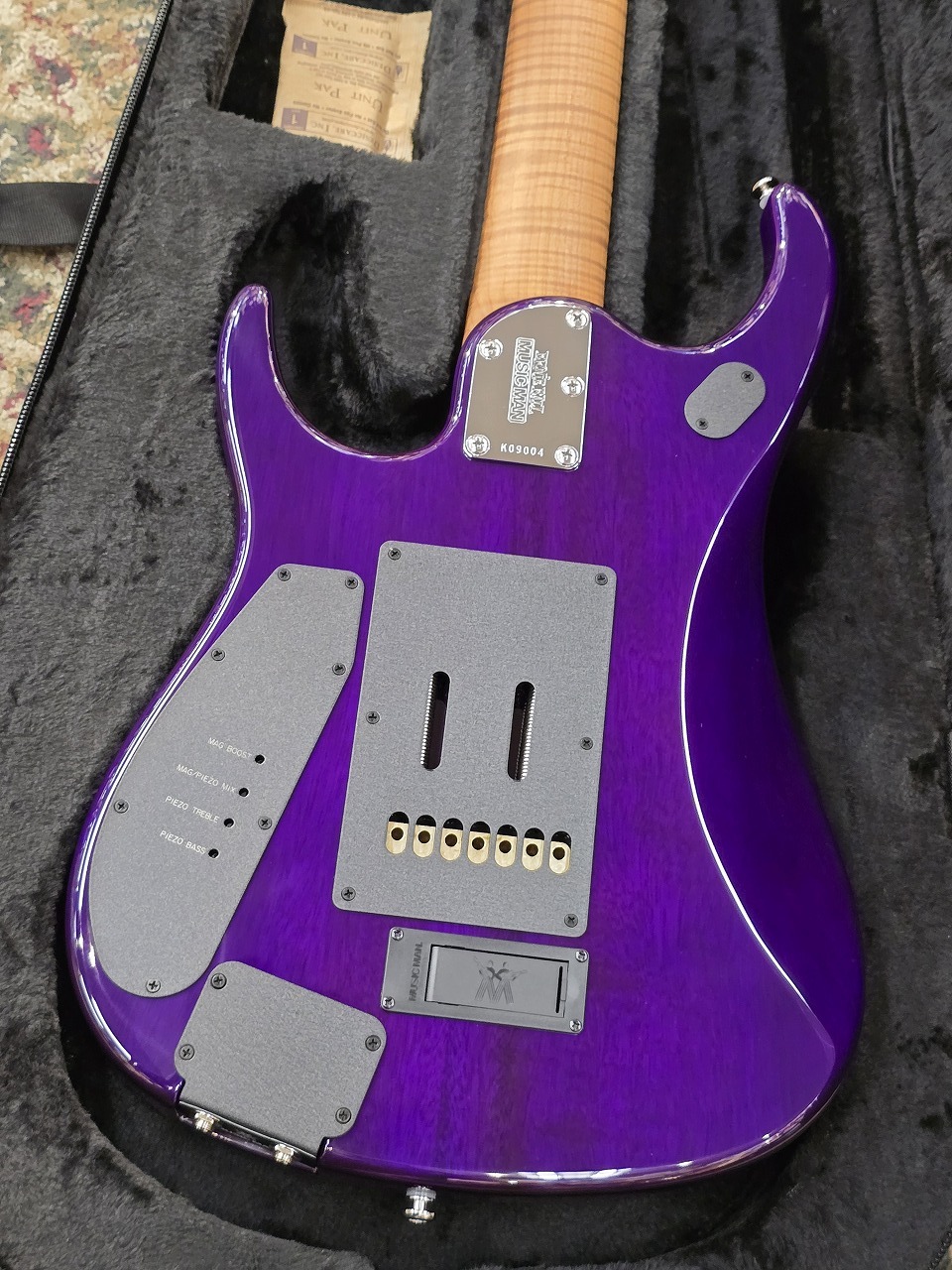 ギター Music Man JP15 Purple Nebula Quilt MUSIC MAN JP15 7 Strings Quilt Top 「Purple Nebula 」 祝! DREAM
