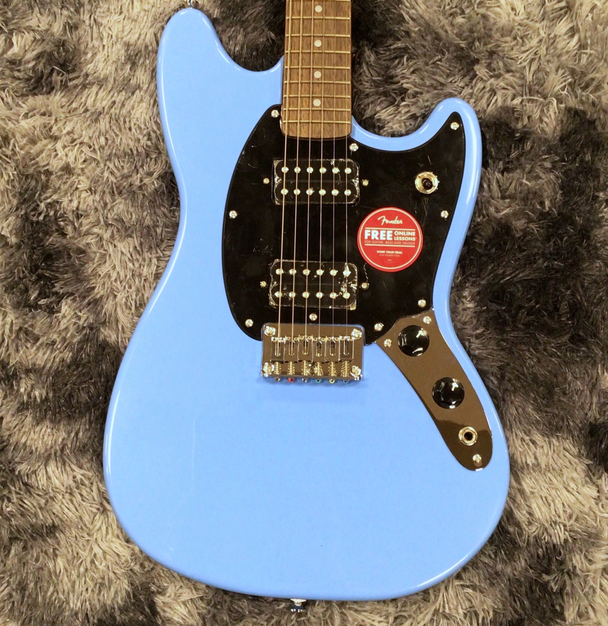 美品 スクワイヤ ソニック ムスタング HH / ショートスケール Squier スクワイヤー スクワイア Sonic Mustang HH LRL CAB