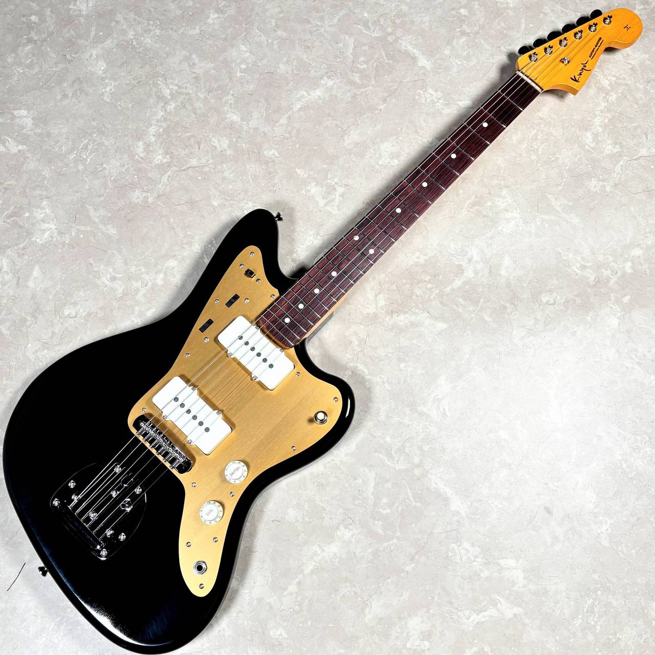 K.Nyui Custom Guitars KNJM BK【現物画像/3.59kg】【当店