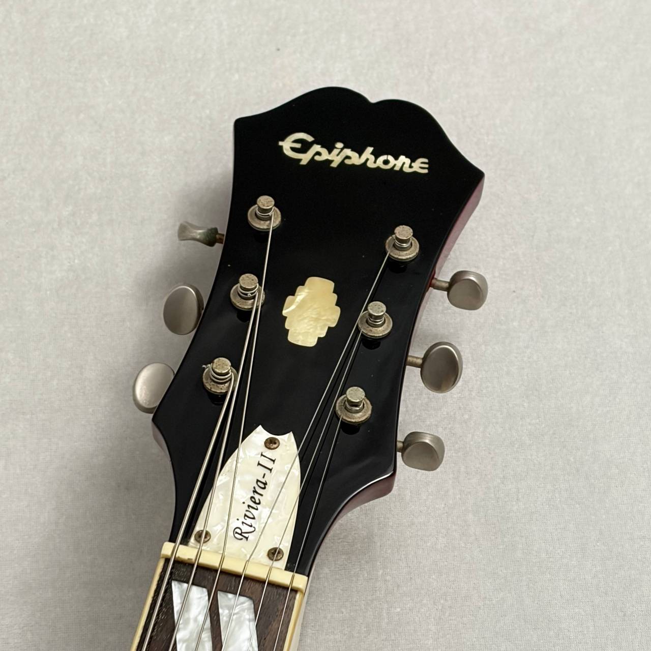 Epiphone Riviera II 2010年 Epiphone Riviera-II -Cherry- ≒3.66kg【2010年製USED】（中古