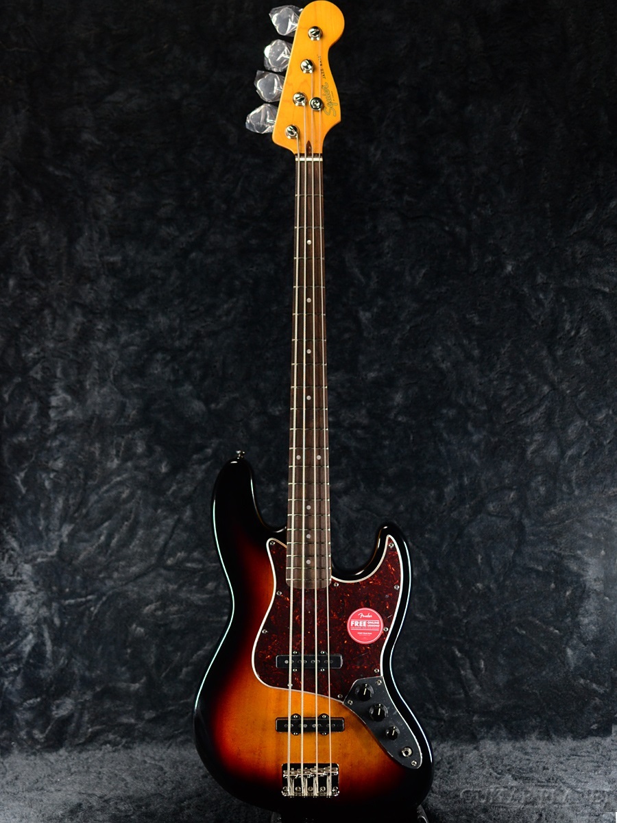 Squier by Fender Classic Vibe 60s Jazz Bass -3 Color Sunburst ...