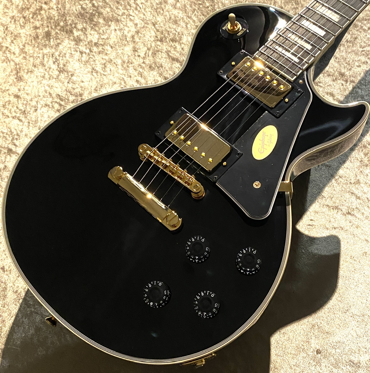 楽天市場】Epiphone エピフォン Les Paul Custom Ebony レス