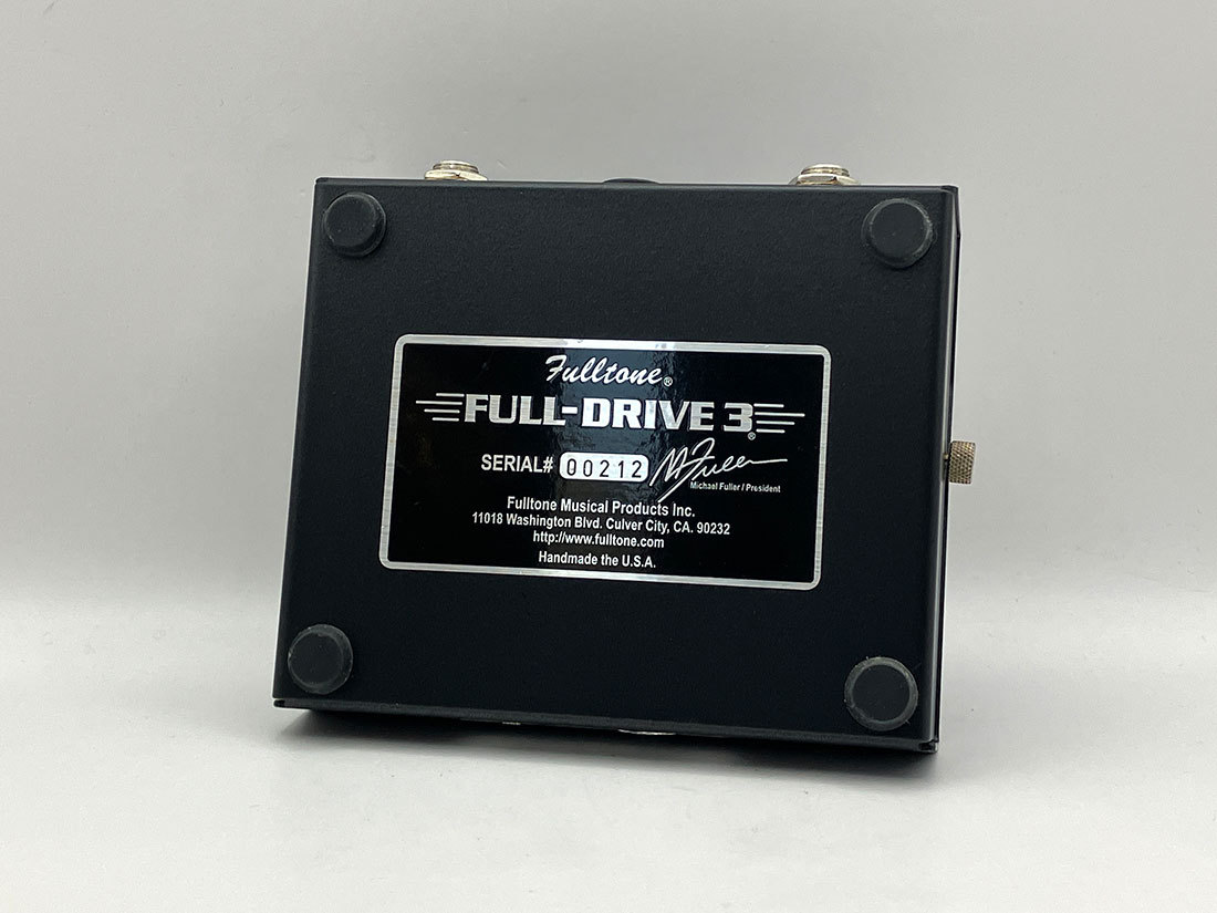 【残り1時間】Fulltone FULL-DRIVE 3【期間限定値下げ】 Fulltone Full-Drive 3【東京ペダルサミット2026出展予定品!】（中古