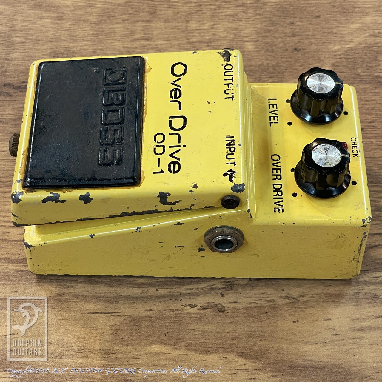 BOSS OD-1 #8300 (Raytheon RC3403ADB) 銀ネジ スケルトンスイッチ