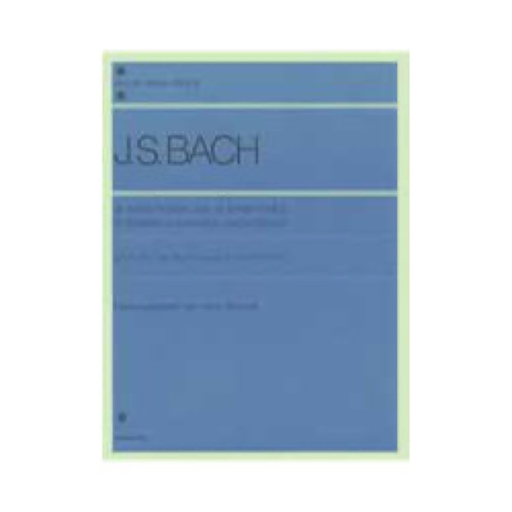 全音楽譜出版社 全音ピアノライブラリー バッハ インヴェンションとシンフォニア 2声・3声