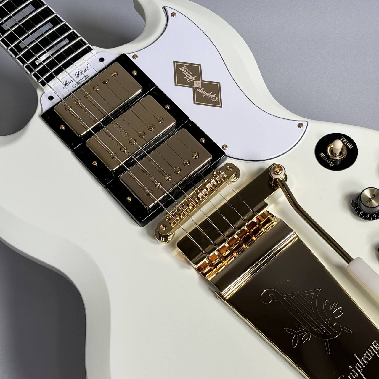 Epiphone 1963 Les Paul SG Custom with Maestro Vibrola Classic