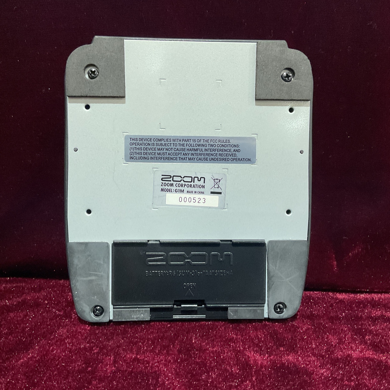 【希少】【美品】ZOOM マルチエフェクター G1M マイケル・アモット 激レアzoom マルチエフェクターZOOM G1M マイケル・アモットポピー