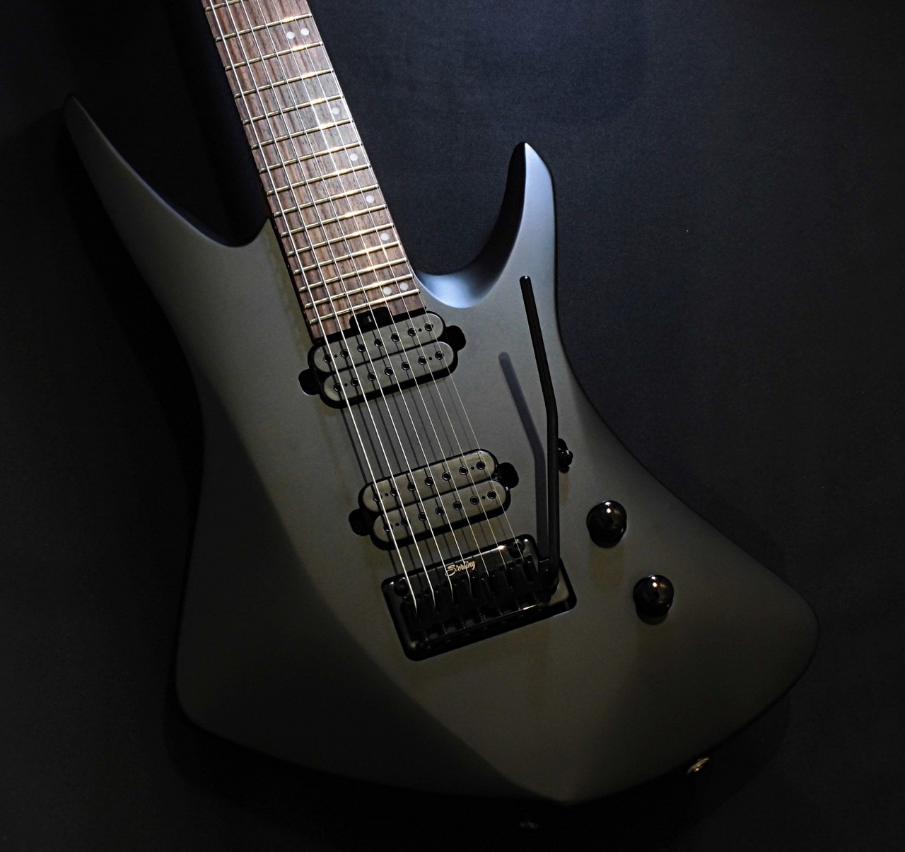Sterling by MUSIC MAN KAIZEN7 / STEALTH BLACK【新商品 !! 】【7弦